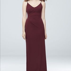 David’s bridal burgundy/wine dress